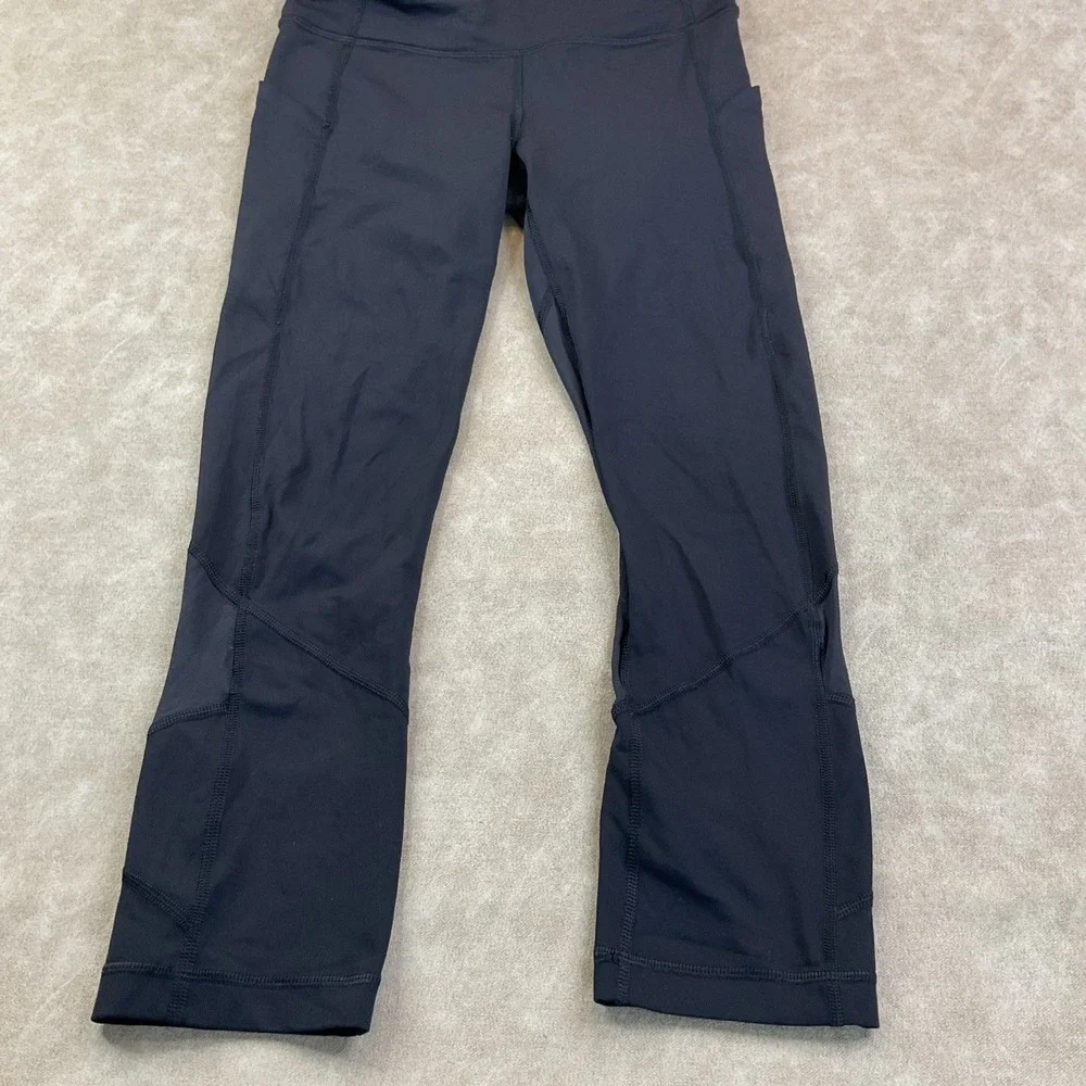 Lululemon Pace Rival Crop Leggings Pants LW6F41S Low Rise Athletic Women‎ Sz 4